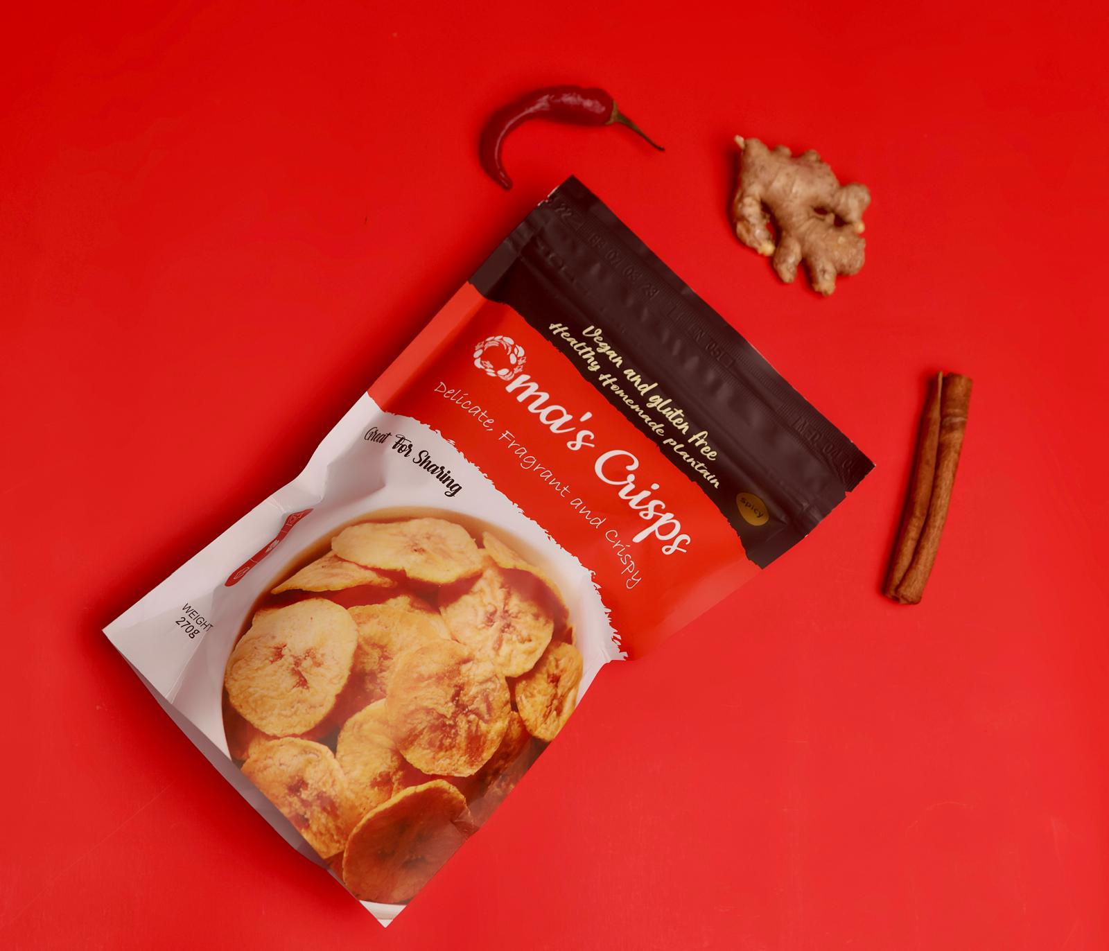 Spicy Plantain Crisps
